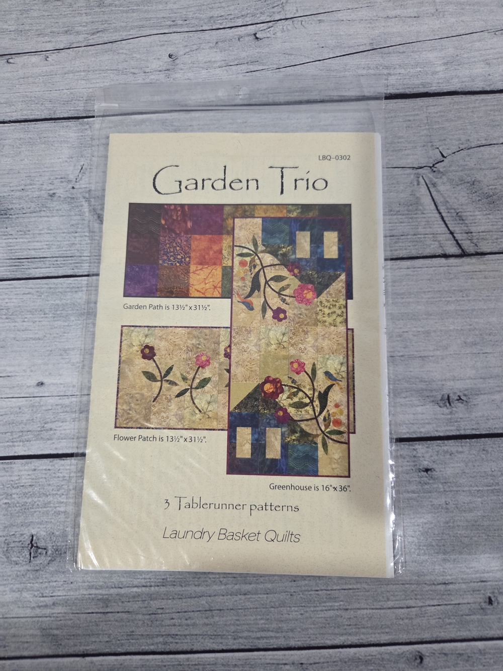 Laundry Basket Quilts Garden Trio Table Runner Patterns